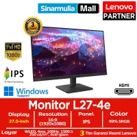 Monitor LED Lenovo L27-4e 27" IPS 100Hz HDMI VGA 99%sRGB Eye Caring - foto 1
