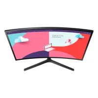 Monitor LED Samsung 24" Essential Curved S36C VA 75Hz3