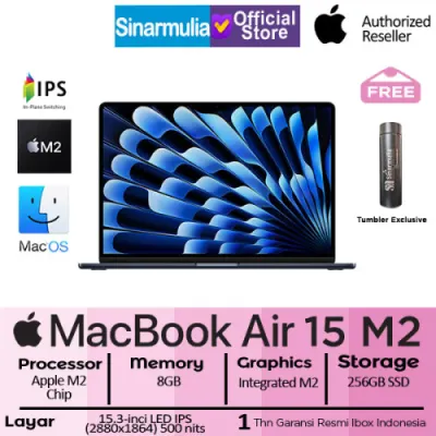 Apple MacBook Air 15 M2 Chip 256GB SSD 8GB IPS Mac