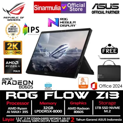 ASUS ROG FLOW Z13 GZ302EA Ryzen AI MAX+ 395 8060S 1TB SSD 32GB 2.5K WQXGA 100%sRGB 180Hz Touch Win11+OHS