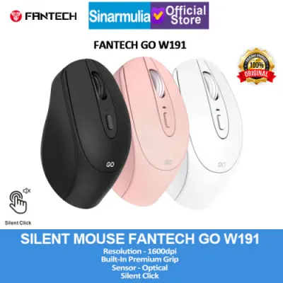 FANTECH GO Wireless Mouse W191 Silent Click 2.4Ghz 1600DPI
