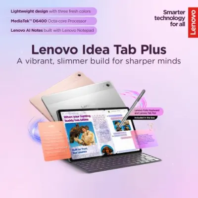 Lenovo Idea Tab Plus - 12.1" 2.5K 90Hz MediaTek Dimensity 6400 - Tablet Android - Garansi Resmi