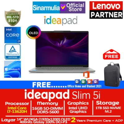 Lenovo Ideapad Slim 5i i7-13620H 1TB SSD 16GB WUXGA OLED Win11+OHS