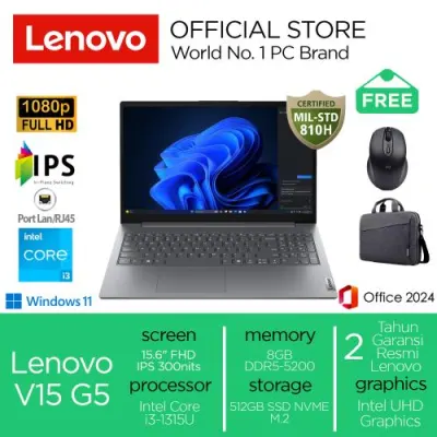 Lenovo V15 i3-1315U 512GB SSD 8GB IPS Win11+OHS