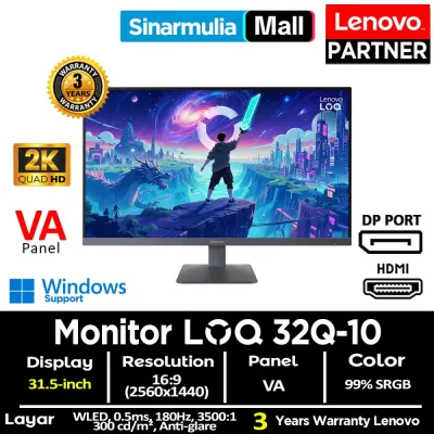 Monitor Gaming Lenovo LOQ 32Q-10 VA 180Hz 0.5ms QHD 99%sRGB