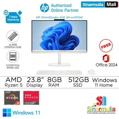 PC HP OmniStudio AiO 24-cv0112d Ryzen 5 40 512GB SSD 8GB FHD IPS 100%sRGB Win11+OHS