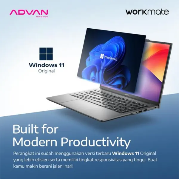 Advan Workmate Ryzen 5 3500U 256GB SSD 8GB IPS Win11 - foto 2