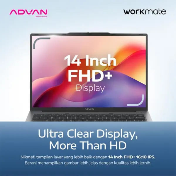 Advan Workmate Ryzen 5 3500U 256GB SSD 8GB IPS Win11 - foto 5