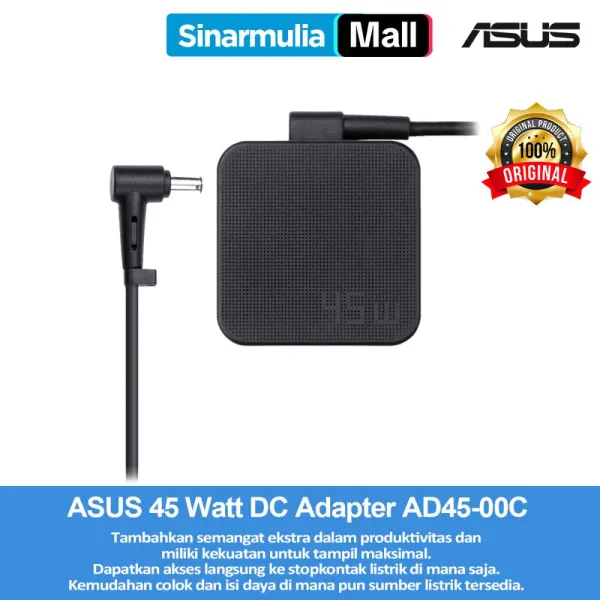 ASUS 45 Watt DC Adapter AD45-00C Original - foto 1