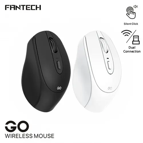 FANTECH GO Wireless Mouse W191s Silent Click DUAL MODE 2.4Ghz 1600DPI4