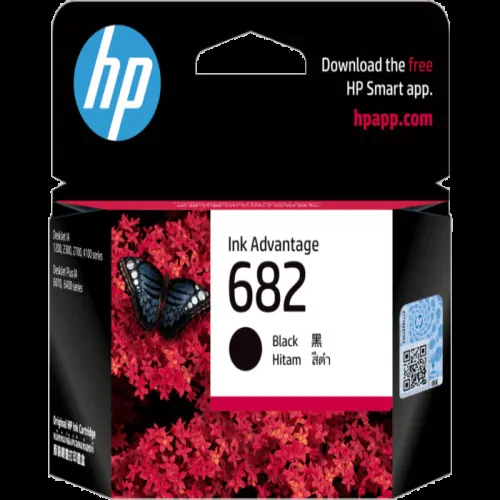 HP 682 Black Original Ink Advantage Cartridge Tinta Printer Original3