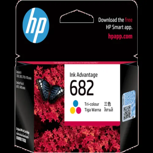 HP 682 Tricolor Original Ink Advantage Cartridge Tinta Printer Original3