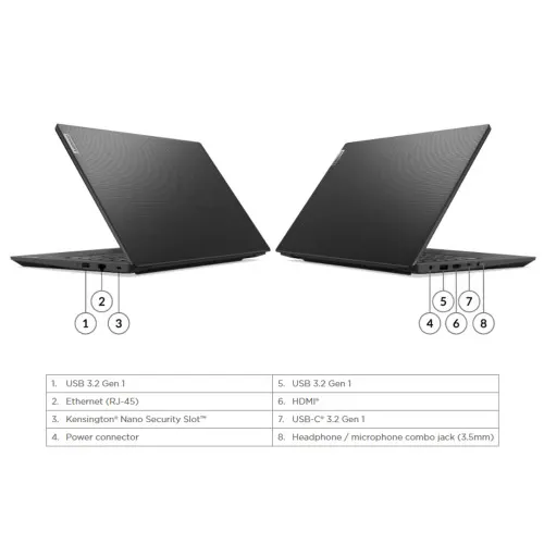 Lenovo V14 Ryzen 3 7320U 256GB SSD 8GB Win11+OHS - foto 2