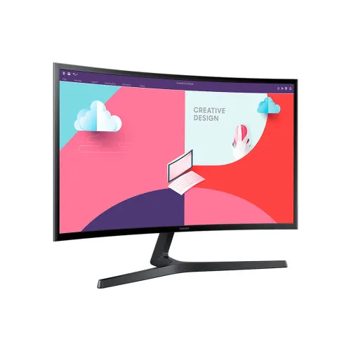 Monitor LED Samsung 24" Essential Curved S36C VA 75Hz2