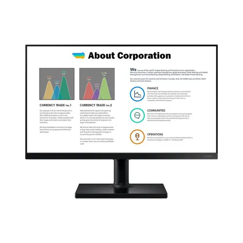 Monitor LED Samsung F24T450 24" IPS 75Hz HDMI HAS FreeSync4