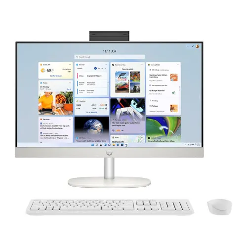 PC AIO HP 24-cr1126d Intel Ultra 7 155U 512GB SSD 16GB Iris Xe FHD Touch Win11+OHS2